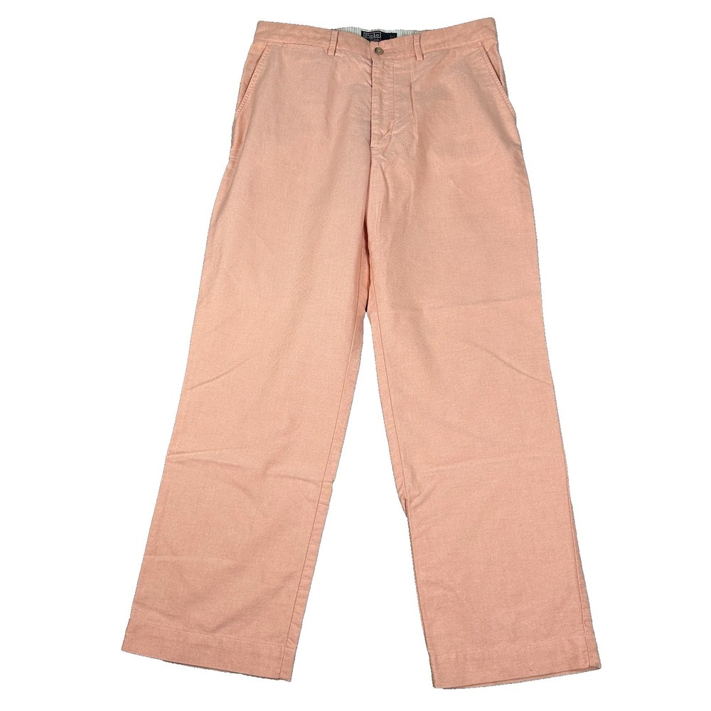 Polo Ralph Lauren Y2K Men's Straight Loose Fit Cotton Twill Chino Pants 34x30
